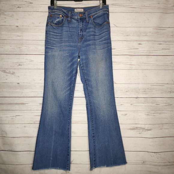 Madewell Denim - Madewell Flea Market Flare Denim Jean Raw Hem 29